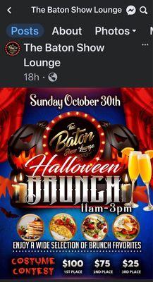 Halloween brunch