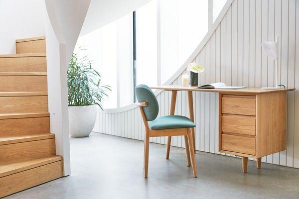 Solid Wood Home Office Desk