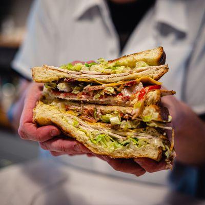 The best club sandwich. House-made breads, house-roasted turkey are game changers