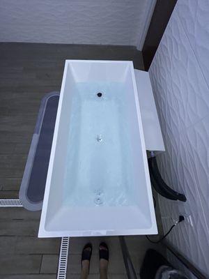 Cold plunge tub!