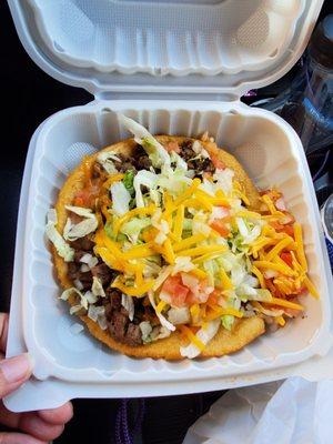 Steak on Frybread