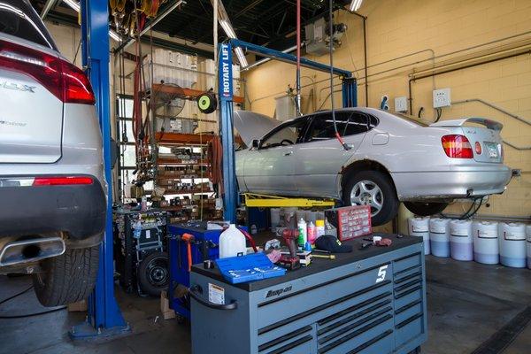 We do car repairs, oil changes, tires & more.