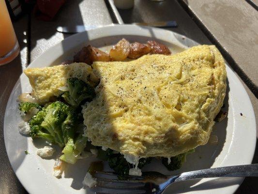 Veggie omelet