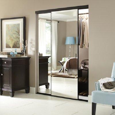 Beautiful sliding mirrored wardrobe doors