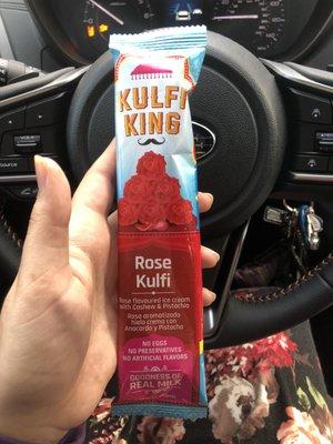 rose kulfi!