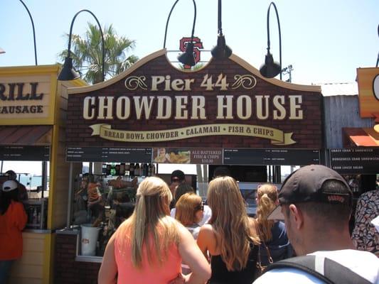 ~ Another Day Time Picture Shot Of The Pier 44 CHOWDER HOUSE ~