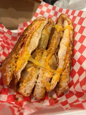 Cheddar Chicken Melt