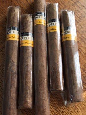 Mmmm.  Some nice Cohiba cigars from V Valley Liquor!