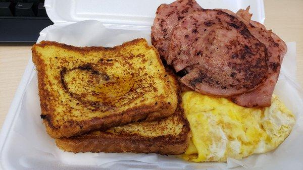 French toast breakfast platter $6 (choice of meat)