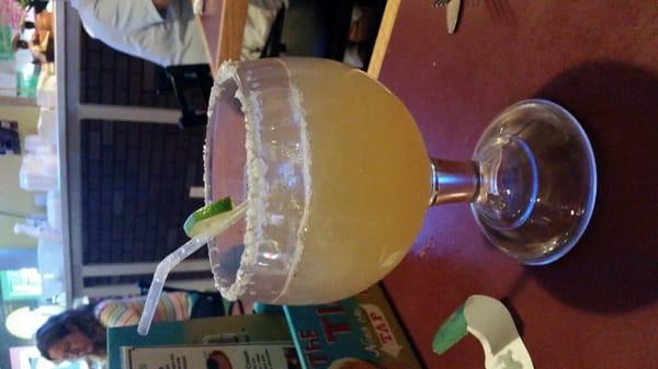 Margarita the size of a bird bath