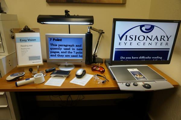 Low vision devices for the partially sighted