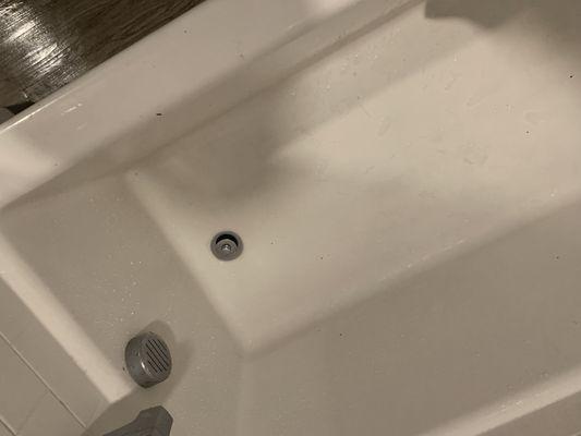 Bathtub! Yes all the black stuff I'm sure u can guess what it is lol