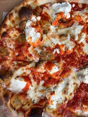 Eggplant Parmigiana Pizza