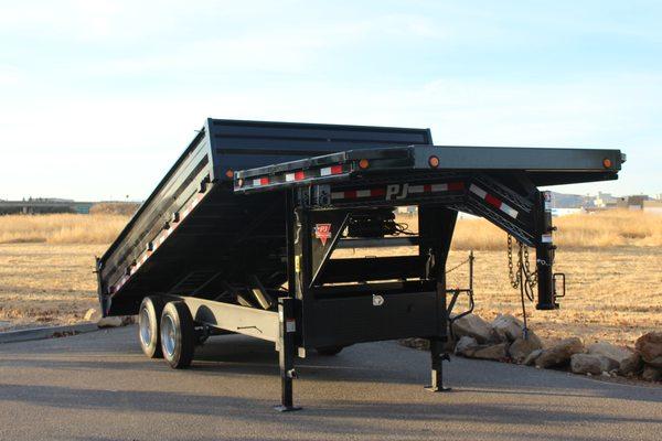 A custom designed PJ 10" I-Beam Deckover Dump