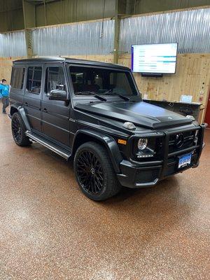 G63 with PPF with Ceramic coating.