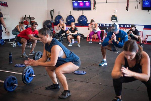 we all have the same goal = to get through the workout TOGETHER!