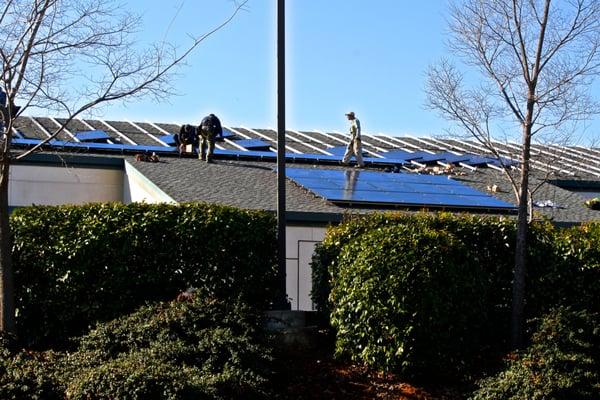 The Placer Elementary array in progress