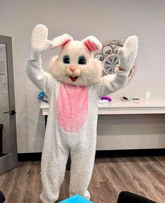 Broker/Owner, Todd Harvey joins us as our Bunny!