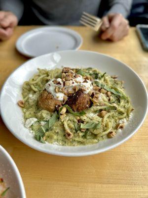 Spaghetti Al Pesto