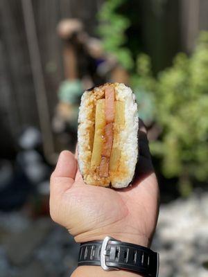 Pineapple spam musubi