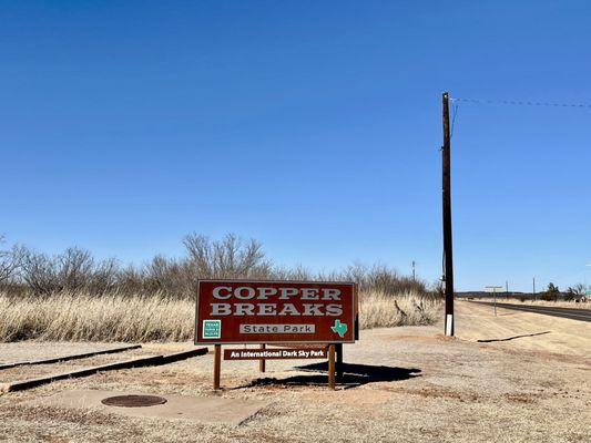 Copper Breaks State Park