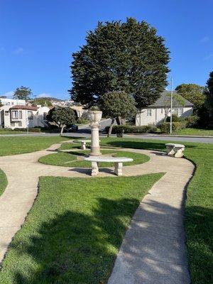 Nice benches to sit on