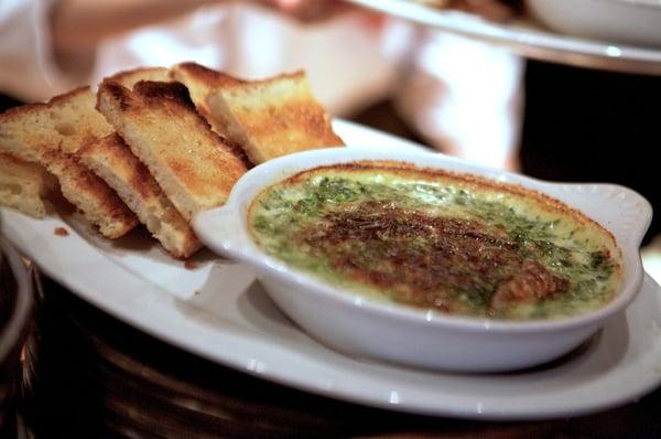 Spinach & Pecorino Fonduta wtih Crostini