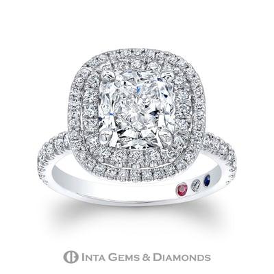 Miss USA 2014, Nia Sanchez's engagement ring named "The Nia Ring" by Peter Young of INTA Gems & Diamonds