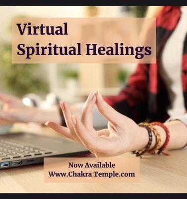 Psychic readings and all spiritual healing services is now available through zoom. Call or email us to set up your appointment.