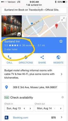 According to google this place has 3.5 stars... I'd give it zero if I could