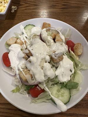 Side Salad with ranch