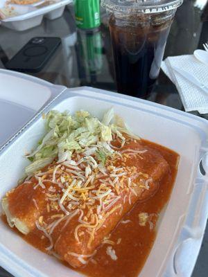 Cheese enchiladas