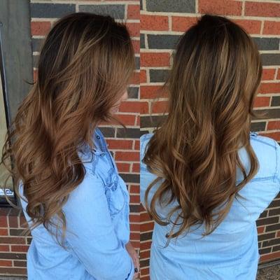 Ashy beige balayage