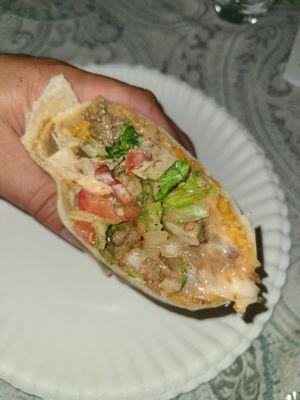 Asada burrito