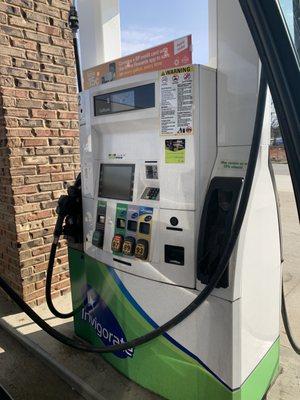 New gas pumps