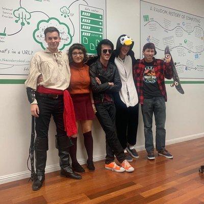 Fun Halloween with our Code Coaches!