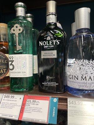 Great price on Nolet's Gin, still my favorite!!!