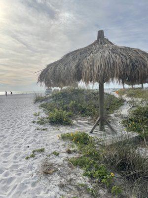 Private beach entrance