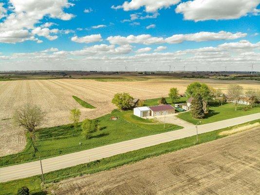 Aerial photo of AE Realty listing.