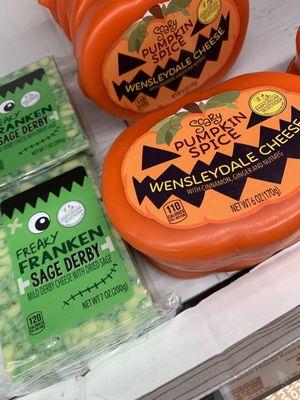 Pumpkin' flavored cheese!