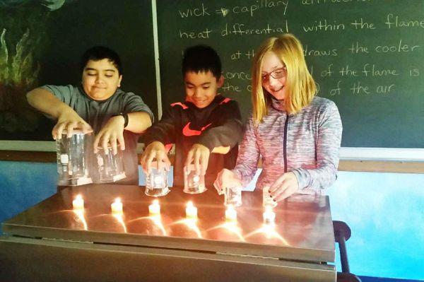 Science and math come to life through experiential learning.