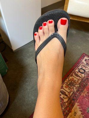 Regular pedicure