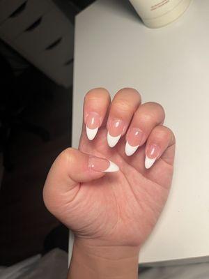 French tip acrylic full set