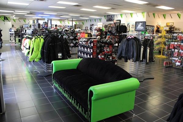 Kelly's Kawasaki Showroom (Accessories & Parts)