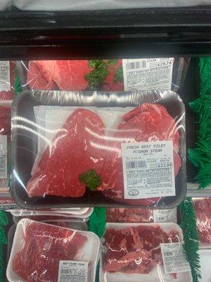 Sirloin Steak is now $24.99 per pound