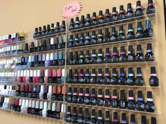 Gel color selection