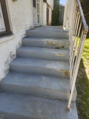 stairs before