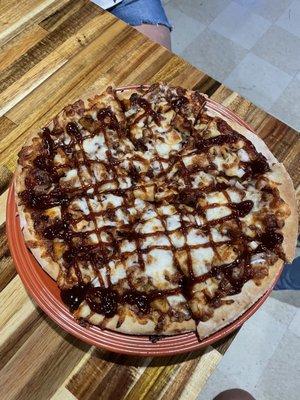 BBQ pizza