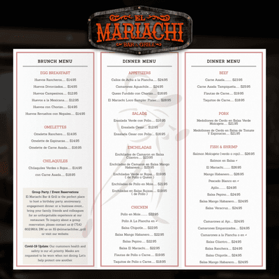 Our Menu