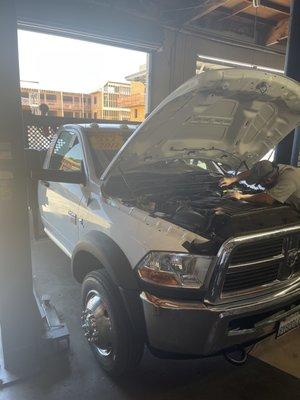 Dodger Ram 5500 4WD Diesel. Multi-Point Vehicle Inspection for a possible purchase.